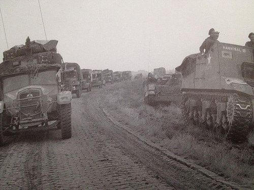 The 11th armored division of the 8th corps marched on Sept… | Flickr Germany Ww2, Military History, Us Army, Military Vehicles, Monument Valley, Mount Rushmore, Germany, Natural Landmarks, History