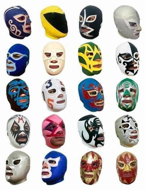 many different types of wrestling masks