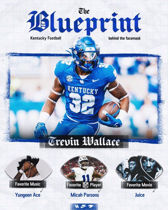 The Blueprint x @WallaceTrevin | Kentucky football, Uk football, Nfl ...