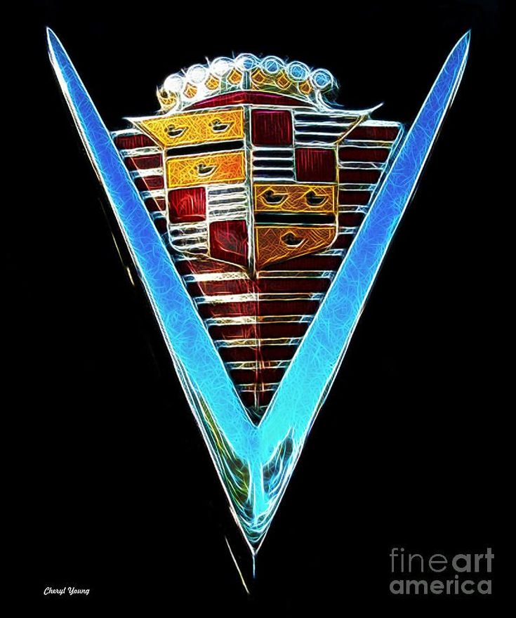 the front end of a cadillac emblem