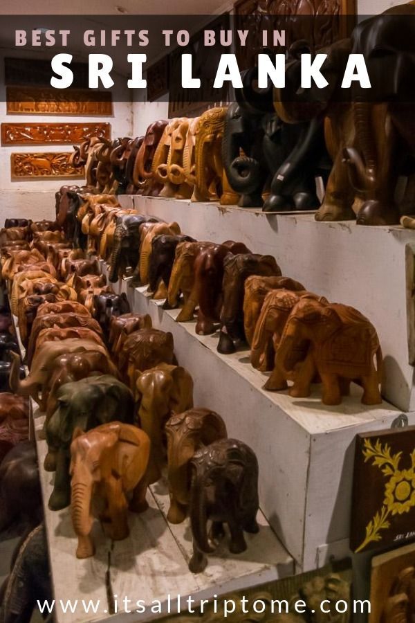 the best gifts to buy in sri lanka are wooden elephants and elephant figurines