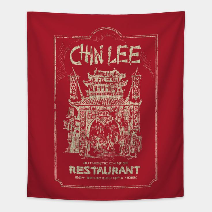 In 1930s New York City, supper clubs were all the rage as city dwellers would go out for dinner and stay to dance the night away. Chin Lee's was more than happy to cater to this need and by prominently stating what they were all about in blinking yellow lights - dinner and dancing. With no cover charge, Chin Lee's was a hot spot for anyone looking for a hot bowl of authentic chop suey, strong drinks, and a night of dancing. -- Choose from our vast selection of tapestries to match with your desir 1930s New York, Strong Drinks, Chop Suey, Light Dinner, Supper Club, Chinese Restaurant, Tapestry Design, Desi, York City