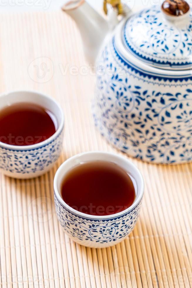 Download Close-up beautiful Chinese tea set for free