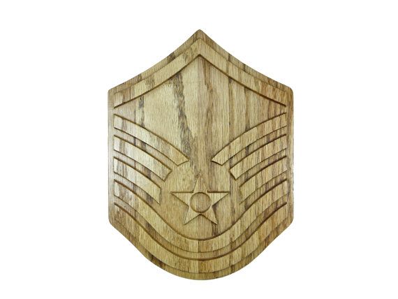 AIR FORCE E7 Rank Plaque Master Sergeant MSgt Carved Wood Wooden Military USAF Retirement Promotion on Etsy, $34.95 Master Sergeant, Retirement Party, Retirement Parties, Carved Wood, Wood Carving, Paper Lamp, Air Force, Promotion, Novelty Lamp