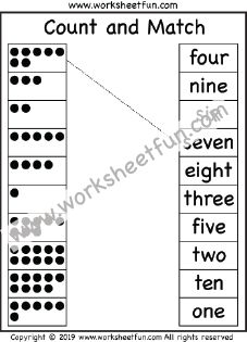 Numbers in Words 1-10 | Free printable worksheets, Free kindergarten ...