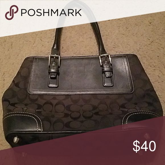 Black coach purse Used some wear. But still great condition Coach Bags Black Coach Purse, Coach Purse, Coach Purses, Coach Bags, Top Handle Bag, Purse, Shoulder Bag, Fashion Design, Women Shopping