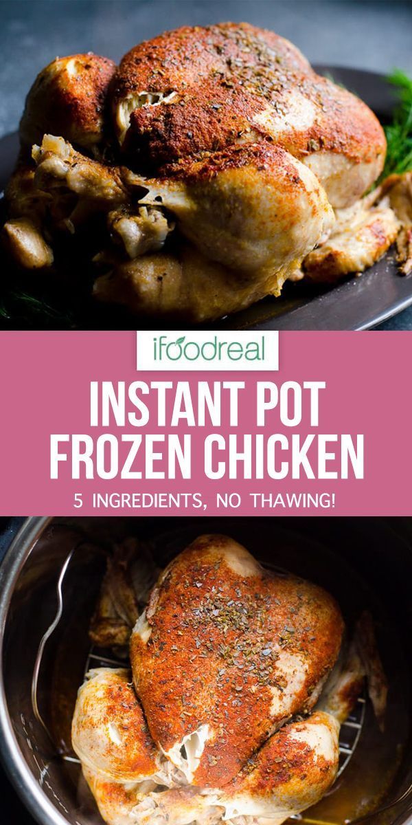 instant pot frozen chicken in an instant pot