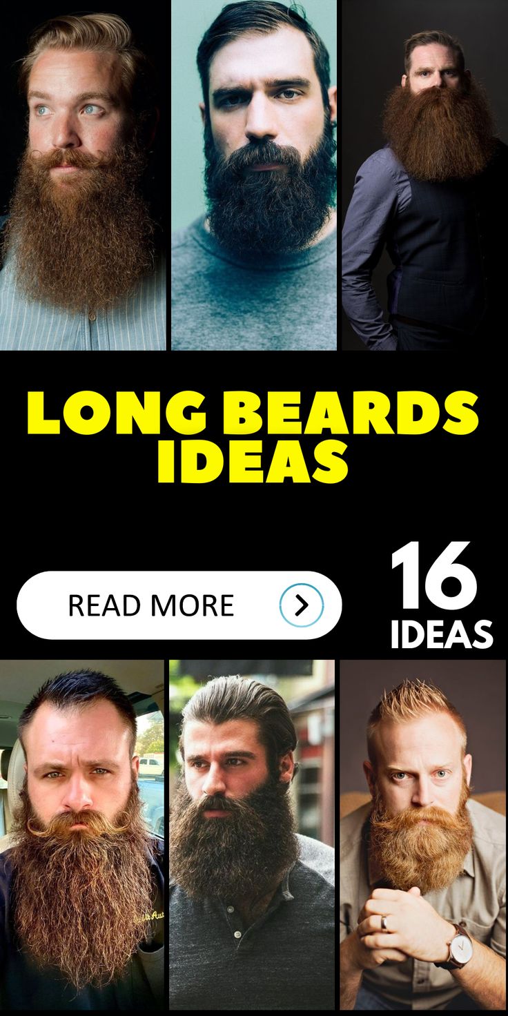 Elevate your style game with mens long beard ideas that showcase your confidence and individuality. A well-maintained and groomed long beard instantly adds a touch of sophistication to your overall look, creating a powerful and charismatic impression. Whether you opt for a full and bushy beard or a carefully shaped and sculpted one, long beard styles offer versatility and endless opportunities for self-expression, allowing you to craft a distinctive image that reflects your personality Beard Ideas For Men, Beard For Men, Beard Ideas, Different Beard Styles, Long Beard Styles, Long Beard, Viking Beard, Facial Aesthetics, Big Beards