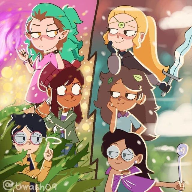 The Owl House Beta 🤘🏽 Luz, Amity and Willow Beta 😍 Fanarts | Owl house ...