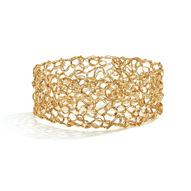 This 14k gold filled bracelet is light and easy to wear for casual everyday, as well as for special occasions. It makes a stunning bridal bracelet! Looks great worn alone or together with other bracelets and bangles. MetaLace Jewelry is inspired by the beauty of nature. Each bangle bracelet is individually handcrafted, one at a time, from gold wire. Found in art galleries and museum shops, each piece of MetaLace jewelry is an original work of studio art. American Made. Original Design by the artist, Kathryn Scimone Stanko. Recycled Bracelets, Bridal Bracelet, Statement Bracelet, Wire Bracelet, Studio Art, Gold Wire, Metal Wire, Bracelet Gold, Art Galleries