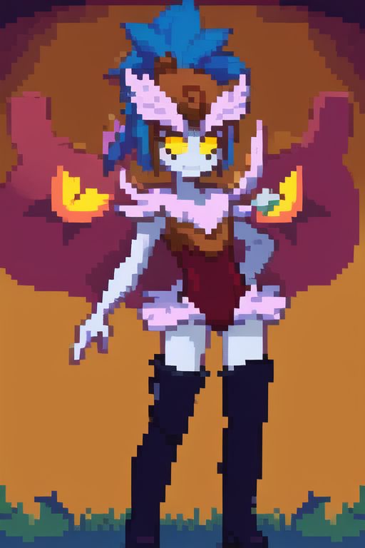 Pixel Dark Fairy Janet di 2024