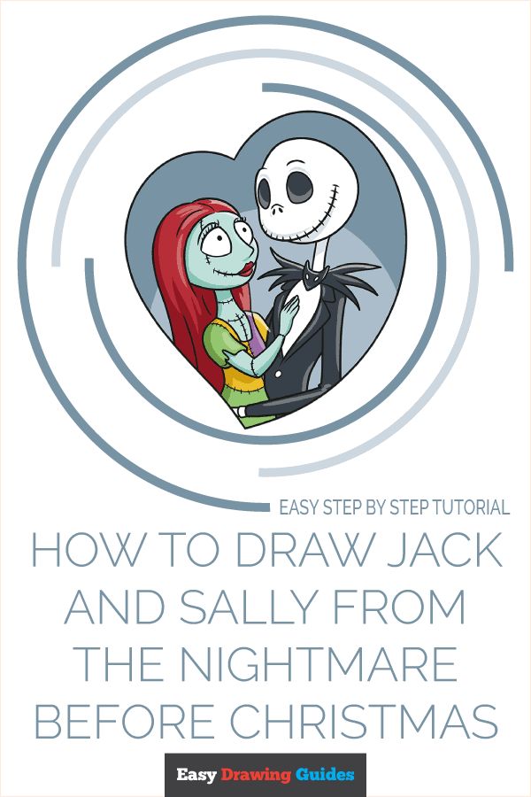 an image of jack and sally from the nightmare christmas movie with text that reads, how to draw jack and sally from the nightmares before christmas