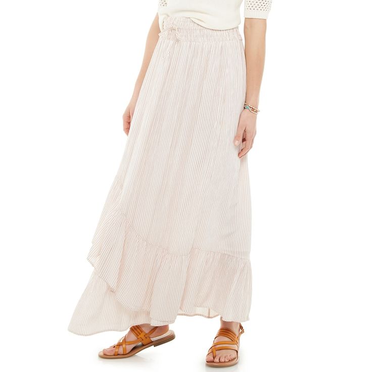 Women's Sonoma Goods For Life® Ruffle Maxi Skirt | Ruffle maxi skirt ...