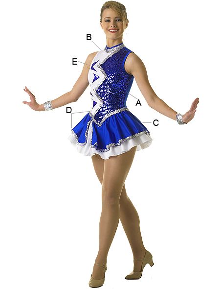 Cool majorette uniform from algyteam.com | Fantasias femininas, Roupa ...