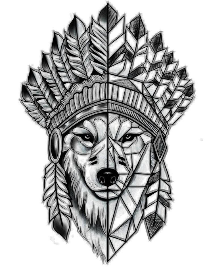 tattoo tatuajedelobo tatoowolf tattoowolf tatuajegeomet... | Native ...