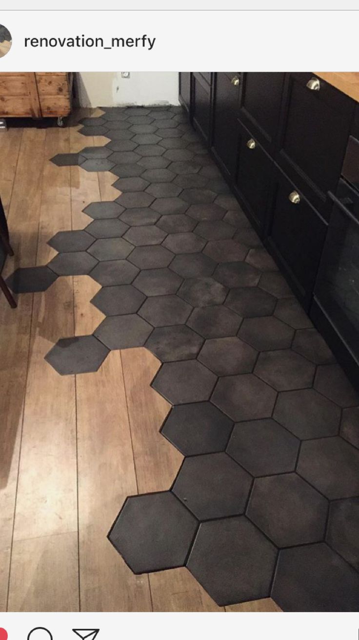 an image of a kitchen floor that has been cleaned and is being used as a rug