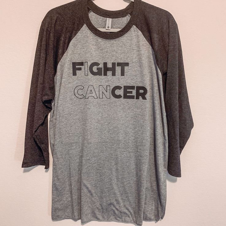 Excited to share the latest addition to my #etsy shop: Fight Cancer Baseball Tee - I CAN Fight Cancer Shirt https://etsy.me/37Z8PRW #clothing #raglan #customtshirt #pistolprints #graphicdesign #baseballtee #customshirt #cancer #cancershirt Funny Pajamas, Custom Made Shirts, Knit Set, Baseball Tee, Beanie Hats, Custom Tshirts, Custom Shirts, Long Sleeve Tshirt Men, To Share