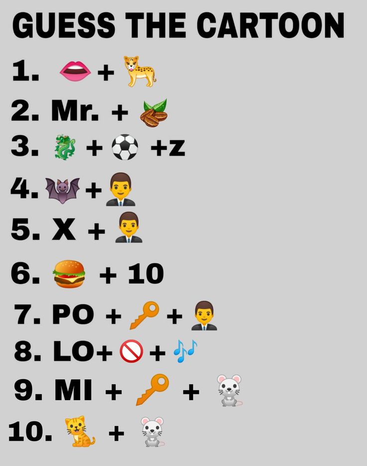 Can you guess the cartoon by emoji? | Cartoon puzzle | cartoons | emoji ...