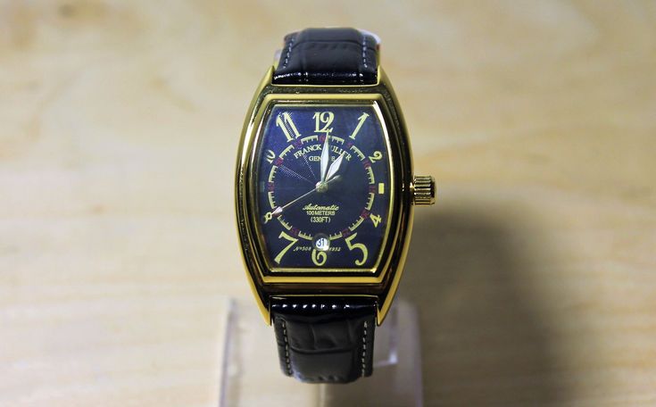 Watches FRANCK MULLER Replica Mechanical & Automatic Swiss Geneve Men's Classic Style Black Dial Collection Wristwatch Date Mineral Glass by AntiqueClub on Etsy Mens Classic Style, Franck Muller Watches, Franck Muller, Vintage Germany, Mens Fashion Classic, Vintage Clock, High Jewelry, Leather Band, Vintage Watches