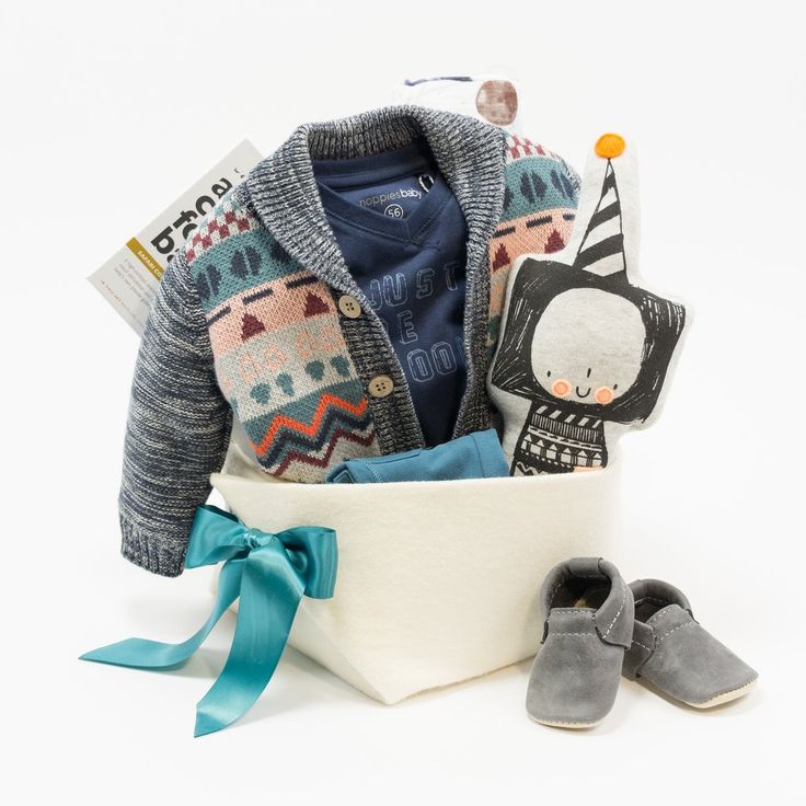 Baby Boy Gift Basket - Baby it's so cold outside – Bonjour Baby Baskets ...