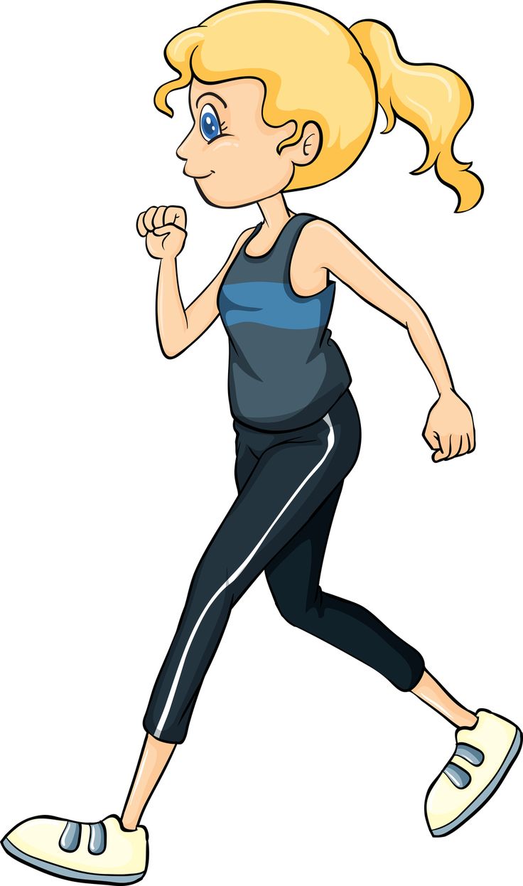 a woman running with her hand on her hip and the other side of her face