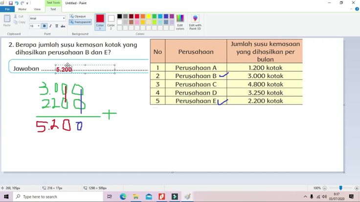 Cara Penjumlahan Bersusun Ke Bawah Materi Kelas 3 Sd Tema 1 Subtema 1 Pe