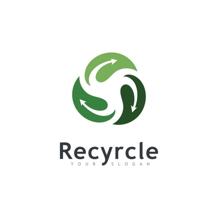 Recycle Logo Icon Vector