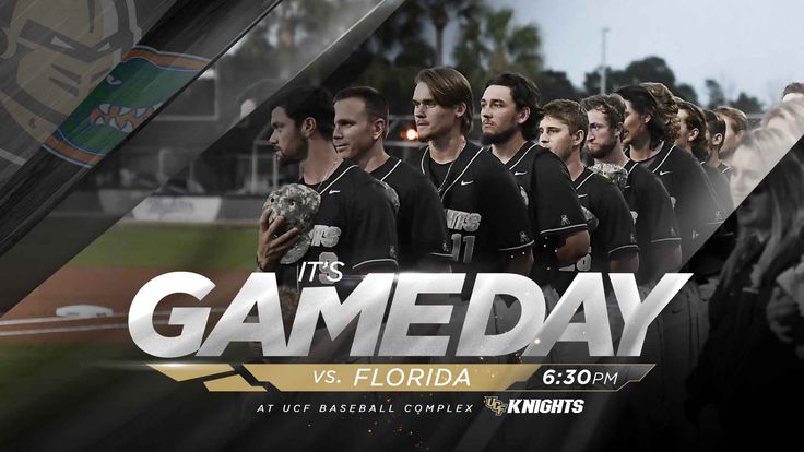 a group of baseball players standing next to each other in front of a banner that says gameday