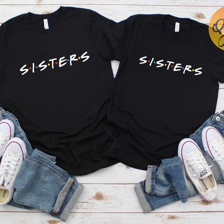 Cute Friends themed matching Sister outfit for Adults / Kids / | Etsy Matching Sister Outfits, Friends Tv Show Shirt, Hubby Wifey Shirts, Bff Matching Outfits, Cute Couple Shirts, Bff Shirts, Baby Announcement Shirts, Pregnancy Reveal Shirt, Matching Outfits Best Friend