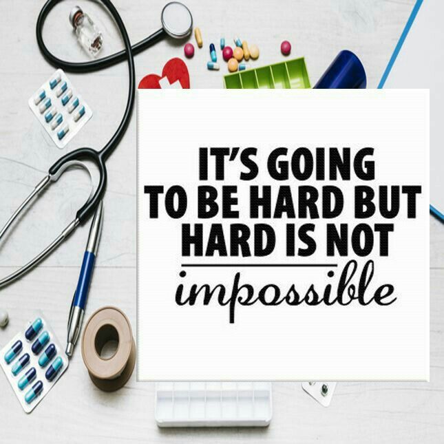 it's going to be hard but hard is not impossible