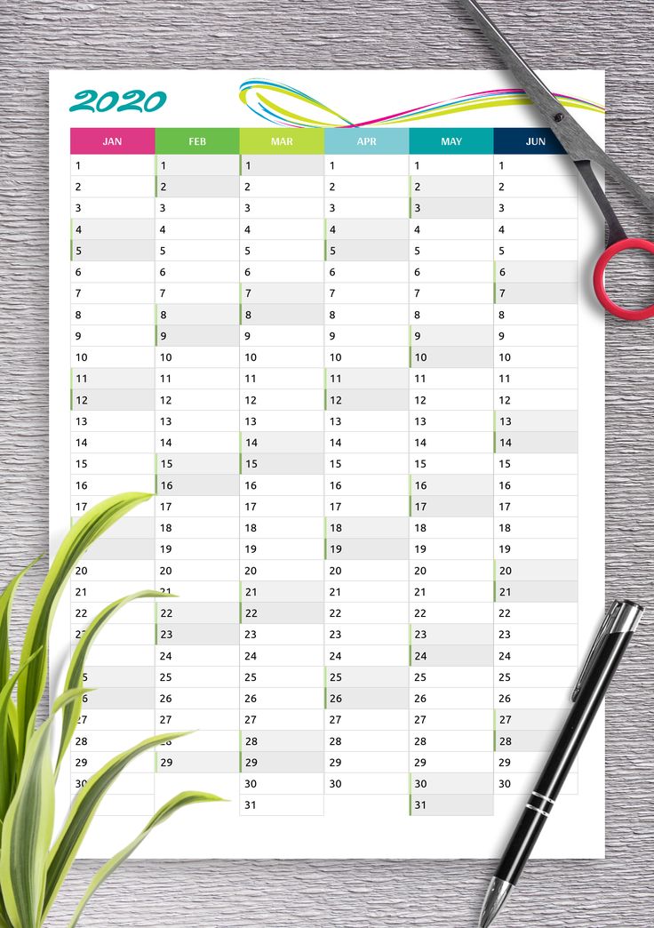 Vertical Monthly Calendar Printable 2023 - Printable Calendar 2023