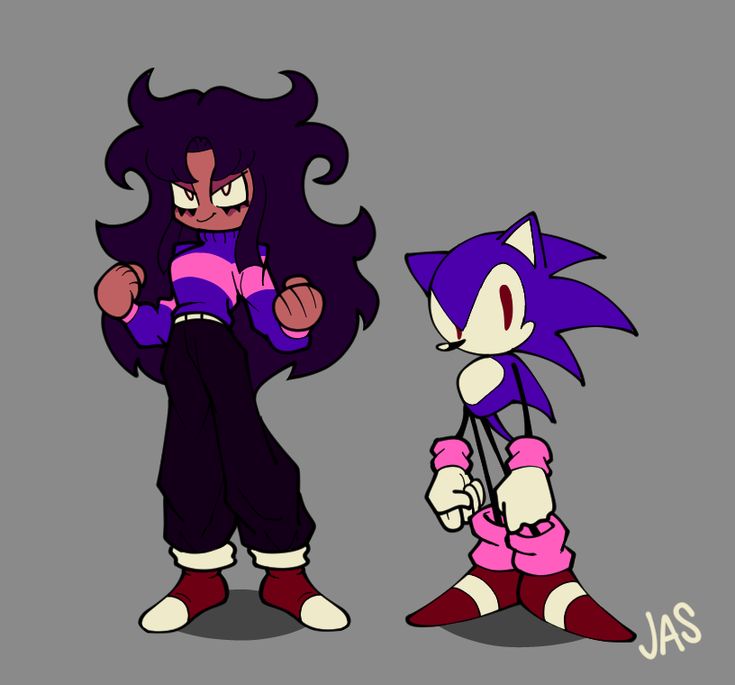 an image of sonic and shadow