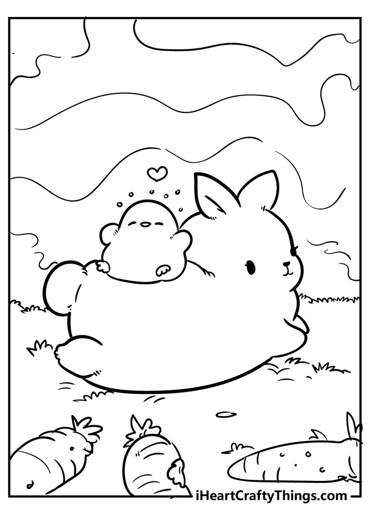 Cute Animals Coloring Pages | Cartoon coloring pages, Cute ...