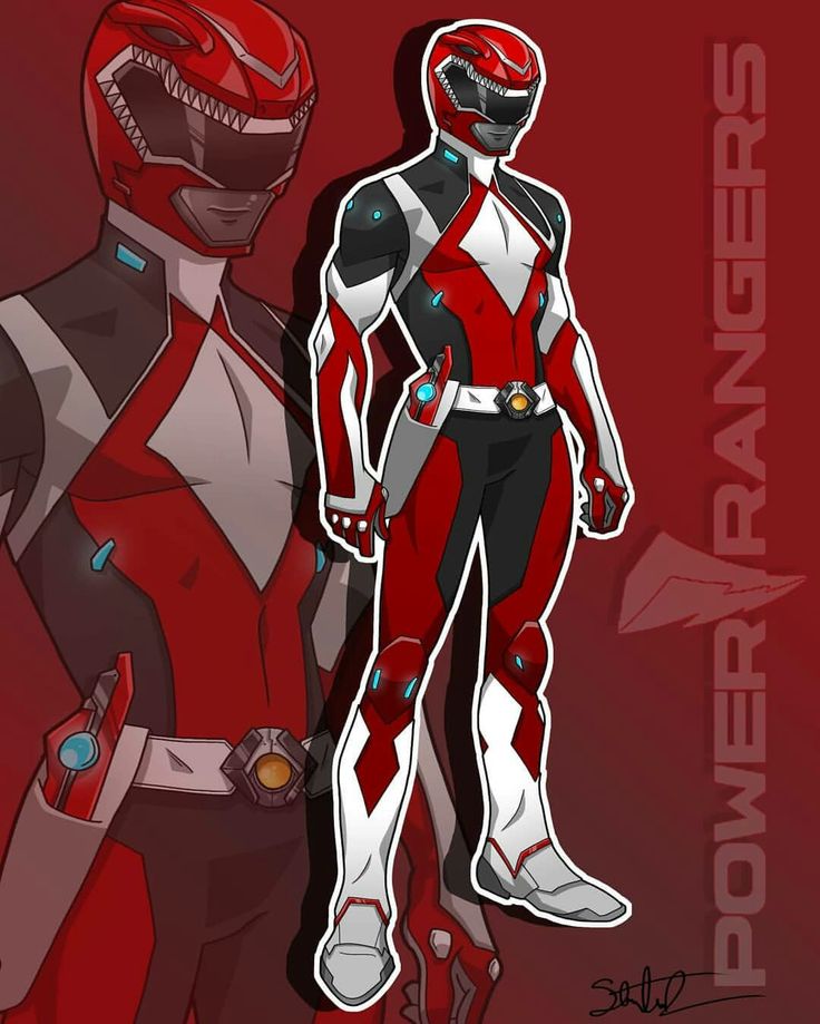 MMPR Red Ranger Redesign Artwork - Artist: Stephen Gene VanDean #∆∆shani Power Rangers Unworthy, Power Rangers Redesign, Power Rangers Design, Ranger Armor, Power Rangers Comic, Power Rangers Megazord, Power Rangers Spd, Power Rangers Cosplay, Saban's Power Rangers