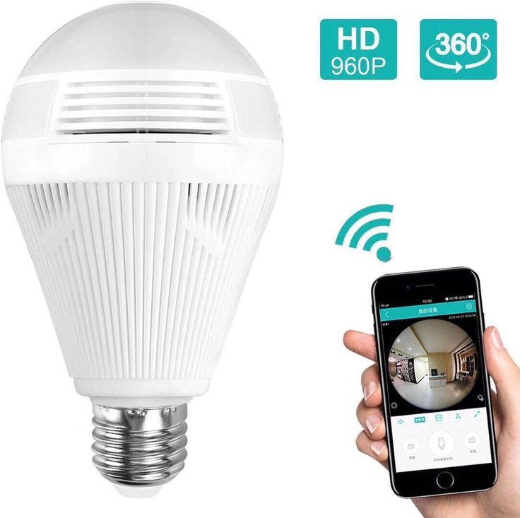 the light bulb is connected to an appliance with wifi and bluetooth