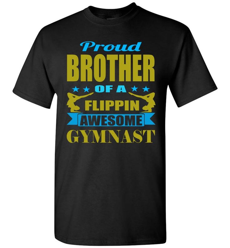 a black t - shirt with the words proud uncle of a flippin awesome gymnastics