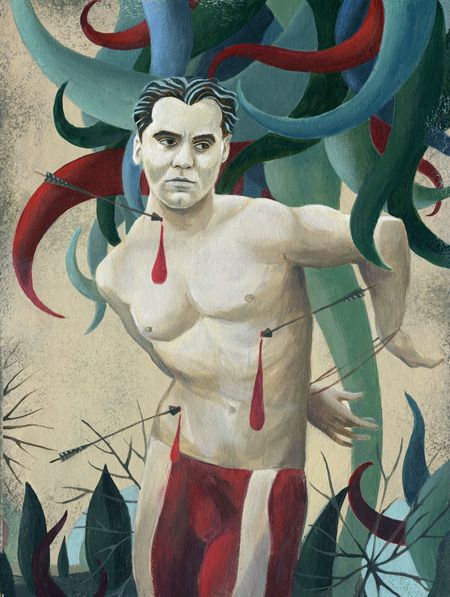 ALICE WELLINGER – “FEDERICO GARCÍA LORCA” Alice Wellinger, Love In Art, Spanish Literature, Saint Sebastian, Laurel Tree, Gay History, St Sebastian, Queer Eye, Ap Spanish