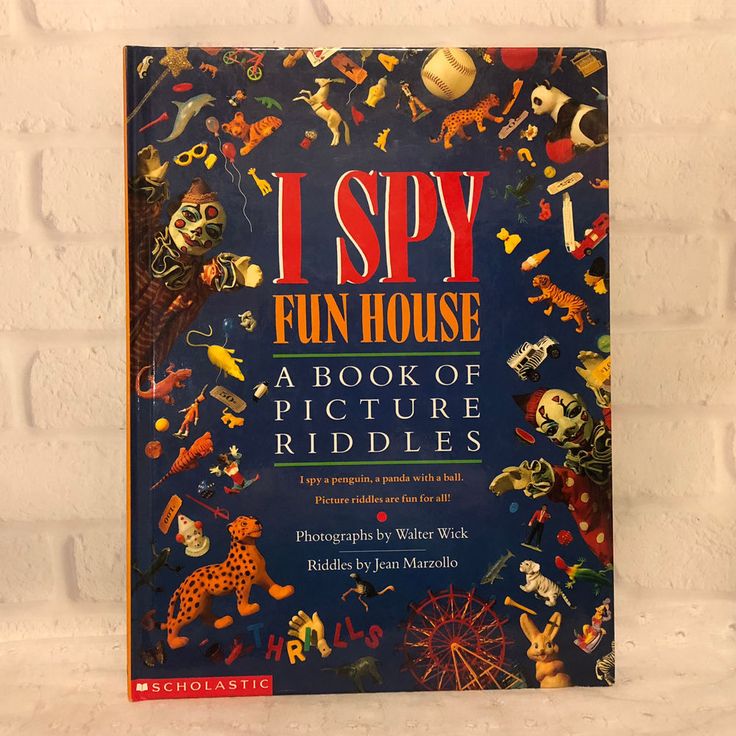 i spy fun house a book of picture riddles