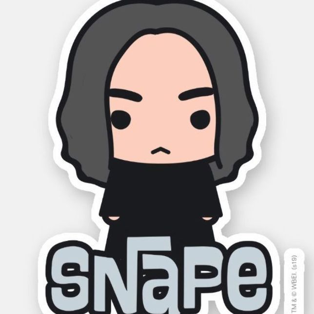 Professor Snape Cartoon Character Art Sticker #Ad , #spon, #Character ...