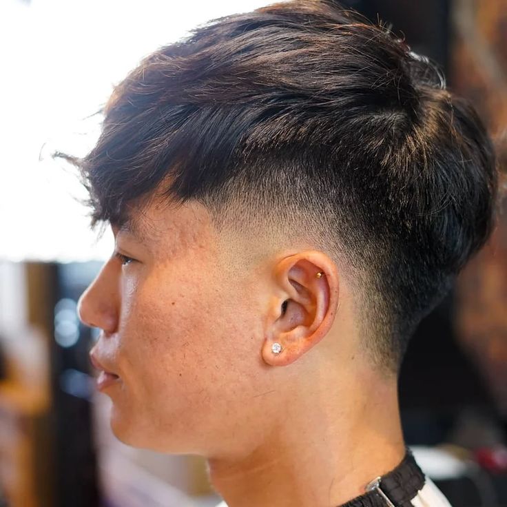 (1) Disconnected fringe fade : Haircuts Disconnected Fringe, Asian Fade, Mens Hairstyles Fringe, Asian Fade Haircut, Fohawk Haircut Fade, Low Fade Haircut Men's, Disconnected Haircut, Mid Fade Haircut, Fade Haircut Styles