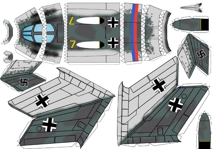 paper model of a fighter jet with the cut out sections showing it's interior