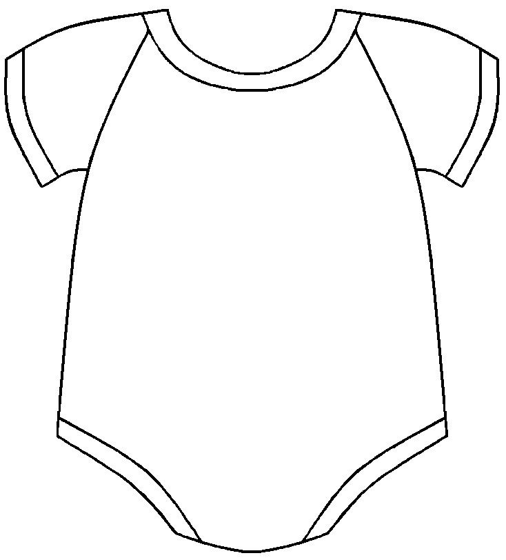 a baby's bodysuit with short sleeves