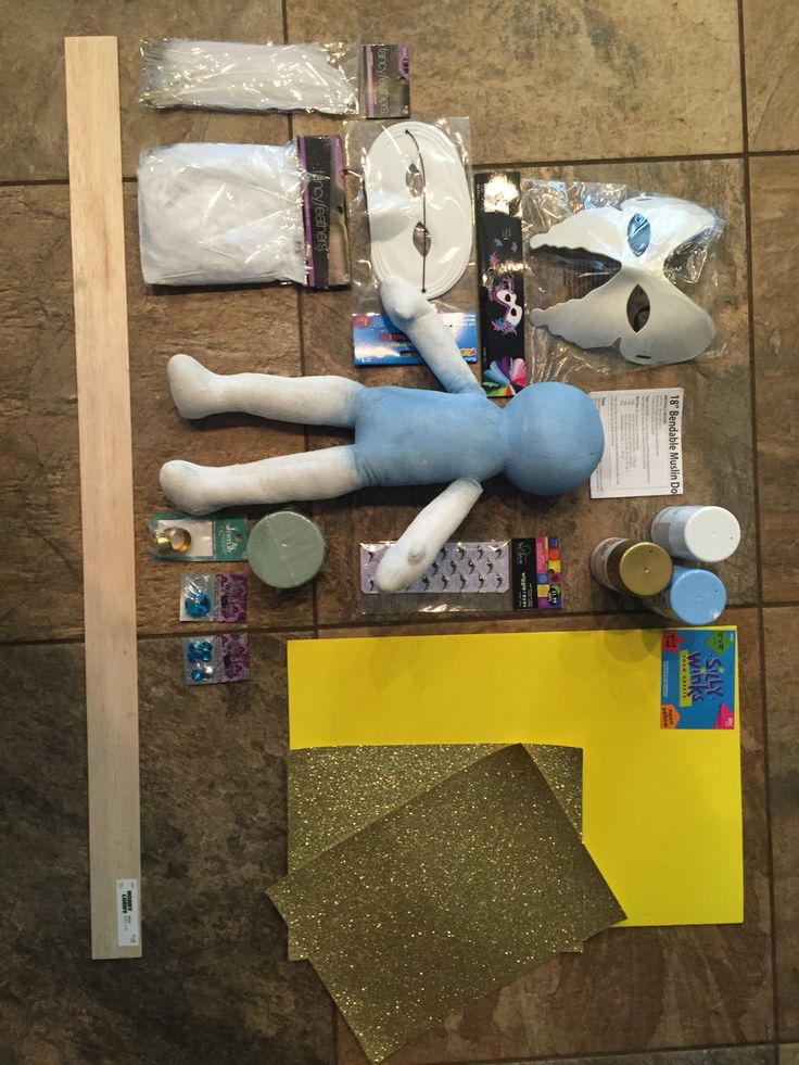 an assortment of items are laid out on the floor