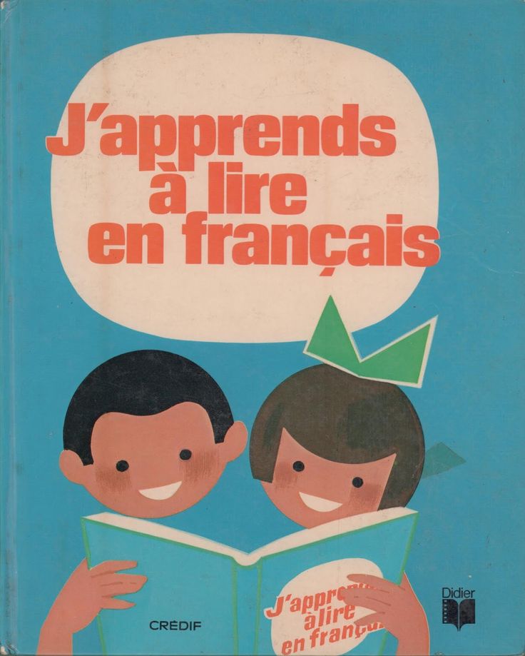 a book with an image of two children reading a book and the title in french