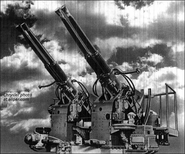 Quad mount 40 mm Bofors - with barrels elevated - regarded as a complex (but… Dnd Star Wars, Uss Enterprise Cv 6, Erwin Rommel, Heavy Cruiser, Us Navy Ships, Army Truck, American Military, Uss Enterprise, United States Navy