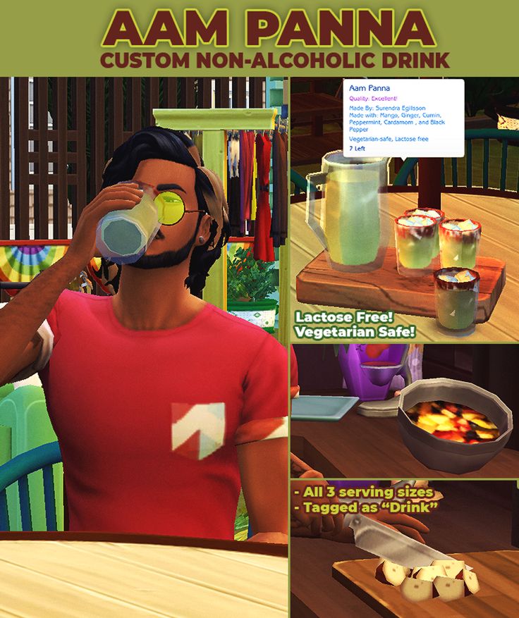 an animated image of a man drinking from a cup