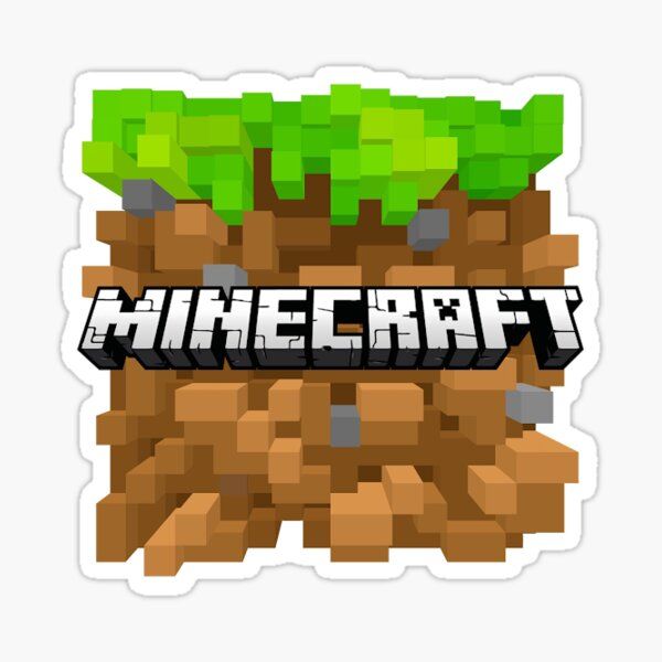 an image of a minecraft logo