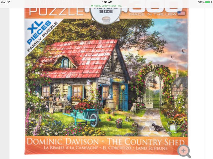 the puzzle place website has an image of a cottage