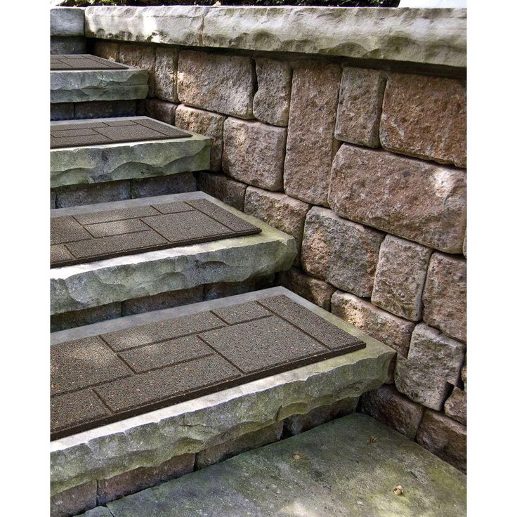 Envirotile Cobblestone 10 in. x 36 in. Earth Stair Tread (4Pack