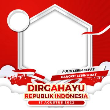 a red and white background with the words diraghayu republik indonesia ...